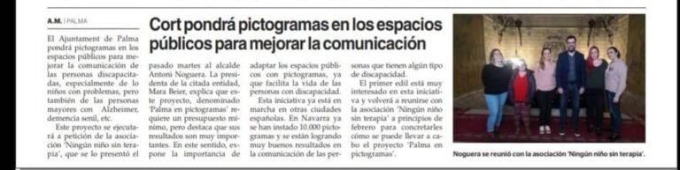 Pictogramas NNST en prensa