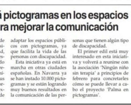 Pictogramas NNST en prensa